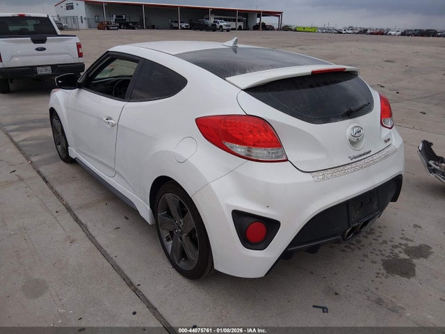Hyundai Veloster Turbo W/blue 2014 KMHTC6AE3EU206314 Image 3
