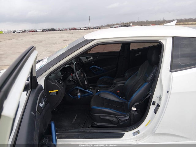 Hyundai Veloster Turbo W/blue 2014 KMHTC6AE3EU206314 Image 8