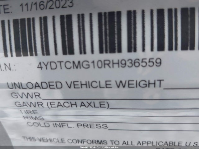 4YDTCMG10RH936559 Coleman Other