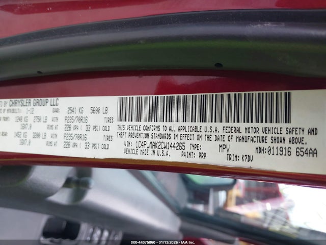 2012 JEEP LIBERTY 1C4PJMAK2CW144265 Photo 8