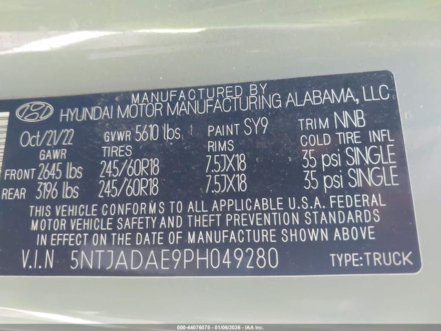 Hyundai Santa Cruz Se 2023 5NTJADAE9PH049280 Image 9