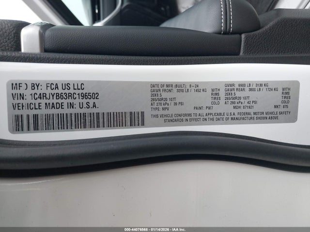 2024 JEEP GRAND CHEROKEE 4XE 1C4RJYB63RC196502 Photo 8