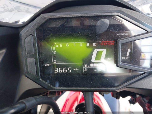 2025 Kawasaki Ex500 მანქანა იყიდება აუქციონზე, vin: ML5EXGG14SDA53253, აუქციონის ნომერი: 44076674