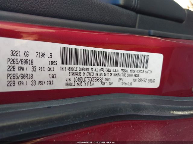 2013 DODGE DURANGO 1C4SDJDT5DC565632 Photo 8
