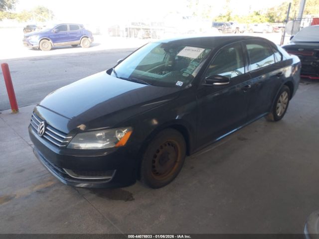 2013 VOLKSWAGEN PASSAT 1VWAP7A34DC057286 Photo 1