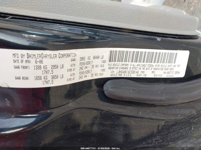 2006 JEEP COMMANDER 1J8HG48K16C338146 Photo 8