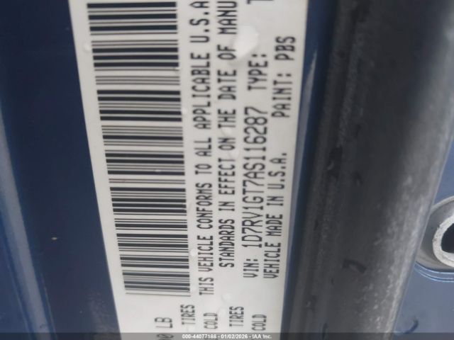 2010 DODGE RAM 1500 1D7RV1GT7AS116287 Photo 8