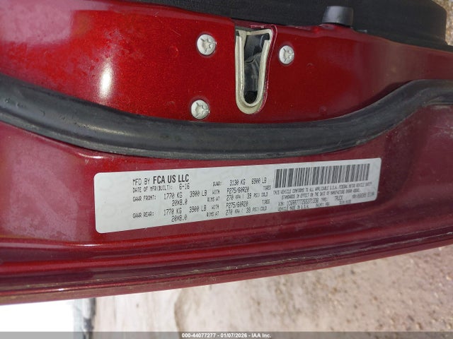 Продажа на аукционе авто 2016 Ram 1500 Big Horn, vin: 1C6RR7TT2GS371338, номер лота: 44077277