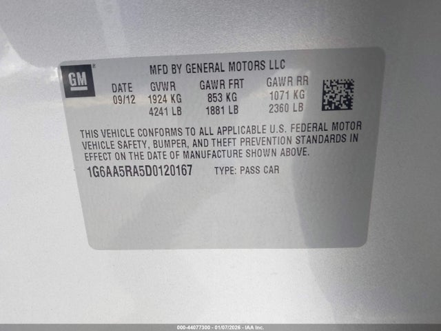 2013 CADILLAC ATS 1G6AA5RA5D0120167 Photo 8