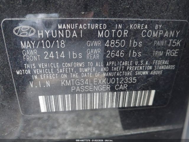 2019 GENESIS G70 KMTG34LEXKU012335 Photo 8