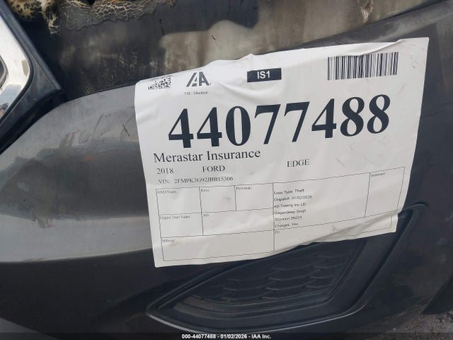 Ford EDGE SE 2018 2FMPK3G92JBB15306 Image 9