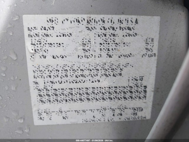 2002 FORD ESCAPE 1FMYU01102KD11218 Photo 8