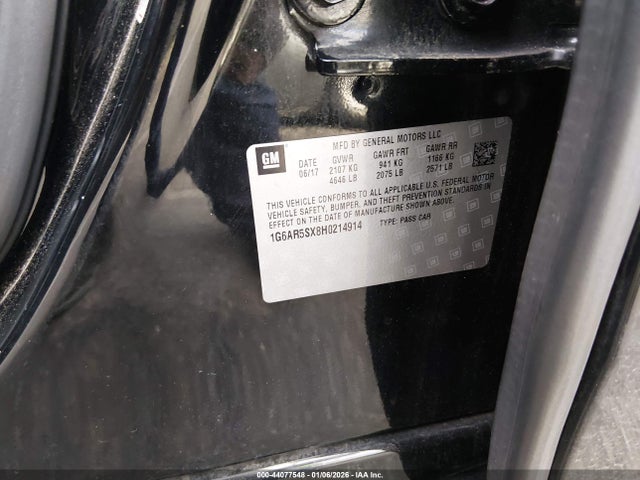 2017 CADILLAC CTS 1G6AR5SX8H0214914 Photo 8