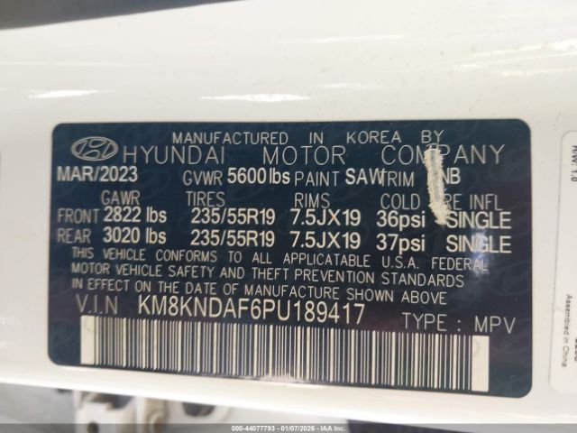 2023 HYUNDAI IONIQ 5 KM8KNDAF6PU189417 Photo 8