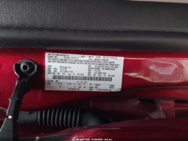 2015 FORD FOCUS 1FADP3F2XFL381389 Photo 8