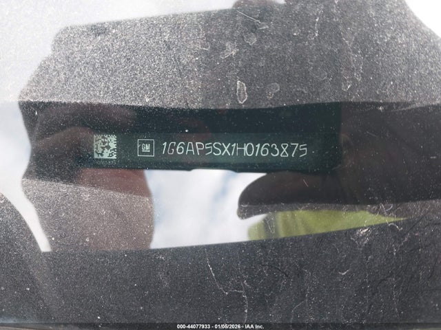 Aukcja sprzedaży 2017 Cadillac Cts Standard, vin: 1G6AP5SX1H0163875, numer aukcji: 44077933