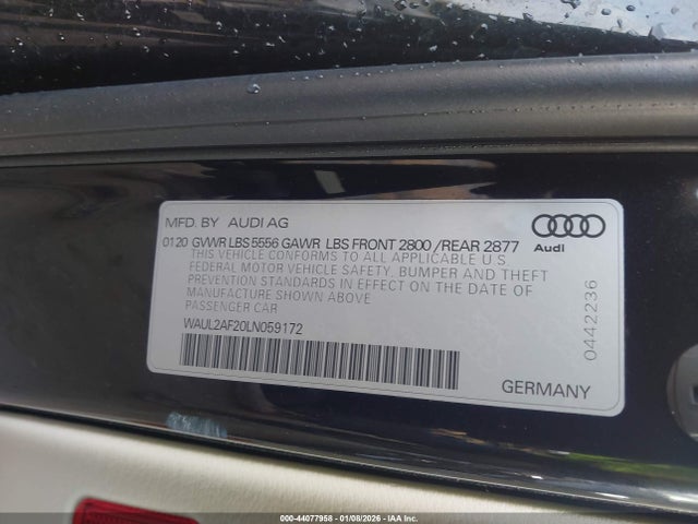 2020 AUDI A6 WAUL2AF20LN059172 Photo 8