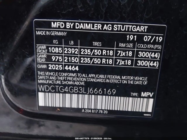 2020 MERCEDES-BENZ GLA 250 WDCTG4GB3LJ666169 Photo 8