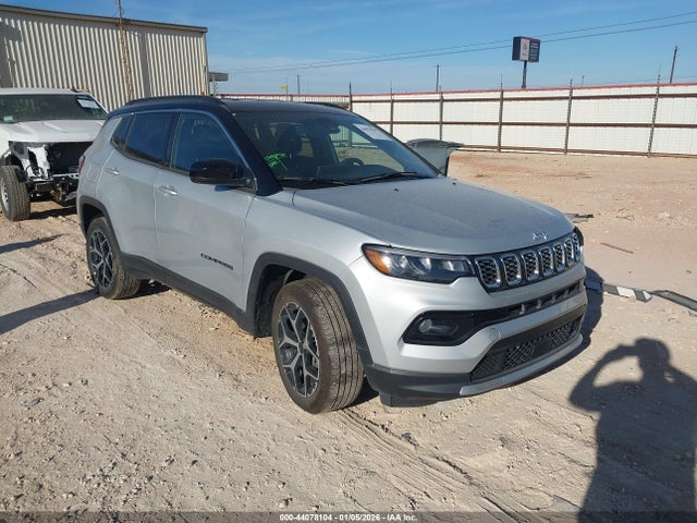 44078104 :رقم المزاد ، 3C4NJDCN0ST614876 vin ، 2025 Jeep Compass Limited 4x4 مزاد بيع