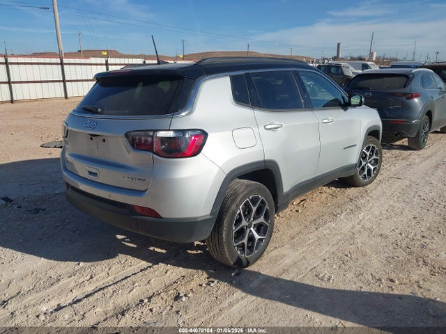 44078104 :رقم المزاد ، 3C4NJDCN0ST614876 vin ، 2025 Jeep Compass Limited 4x4 مزاد بيع