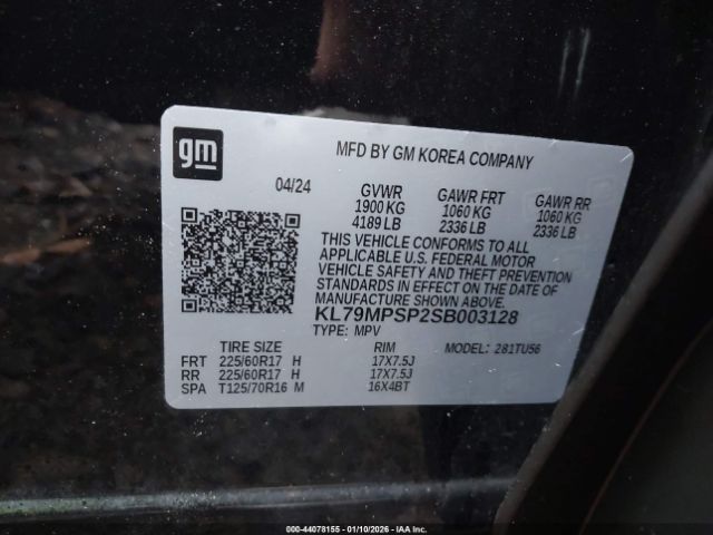 2025 CHEVROLET TRAILBLAZER KL79MPSP2SB003128 Photo 8