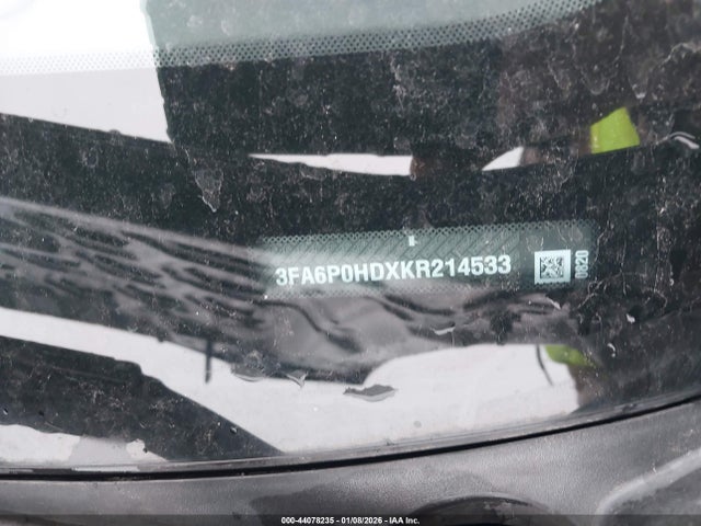 Ford FUSION SE 2019 3FA6P0HDXKR214533 Image 9
