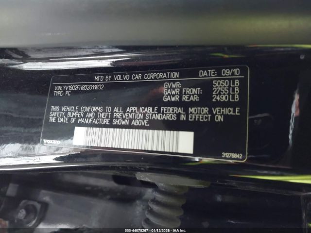 2011 VOLVO S60 YV1902FH8B2011832 Photo 8