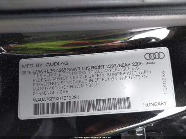 2016 AUDI A3 WAUA7GFFXG1012291 Photo 8
