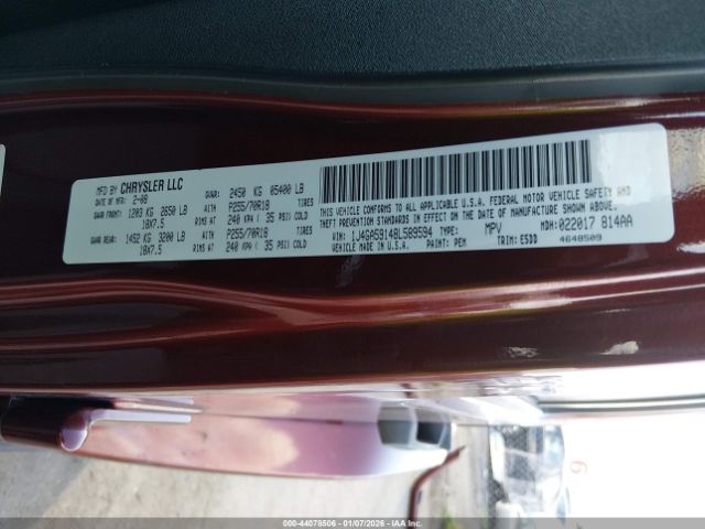 2008 JEEP WRANGLER 1J4GA59148L589594 Photo 8