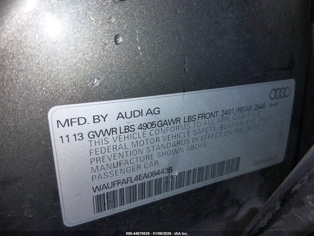 2014 AUDI A4 WAUFFAFL4EA084435 Photo 8