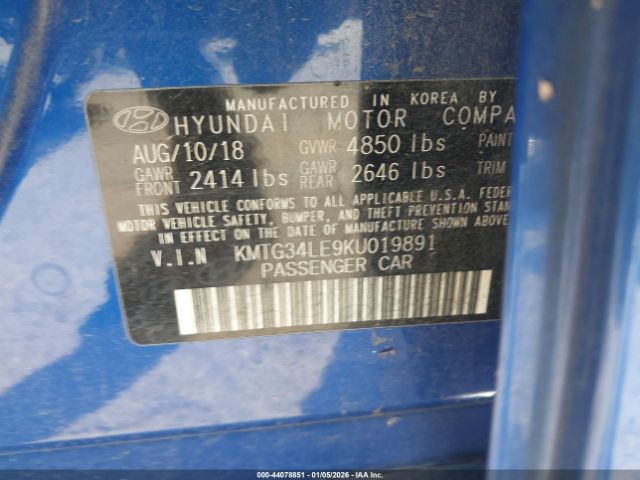 2019 GENESIS G70 KMTG34LE9KU019891 Photo 8