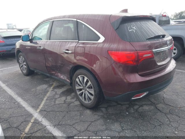 2014 ACURA MDX 5FRYD4H42EB016584 Photo 2