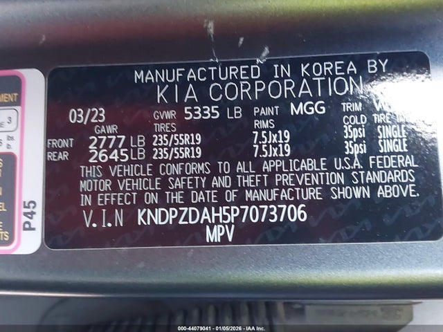 2023 KIA SPORTAGE PLUG-IN HYBRID KNDPZDAH5P7073706 Photo 8