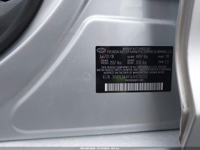 5NPE34AF6JH720222 Hyundai Sonata Sport+