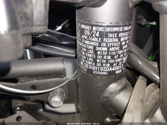 Kawasaki Ex500 H 2025 ML5EXGH19SDA40013 Image 10