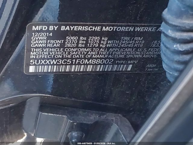 2015 BMW X4 5UXXW3C51F0M88002 Photo 8