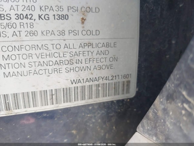 2020 AUDI Q5 WA1ANAFY4L2111601 Photo 8