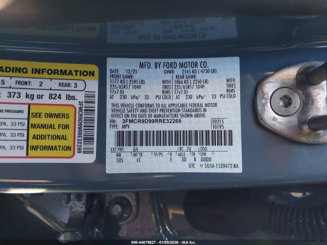 3FMCR9D99RRE32269 Ford Bronco Sport Badlands