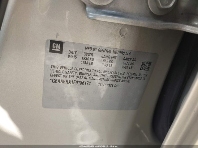 2015 CADILLAC ATS 1G6AA5RA1F0136174 Photo 8