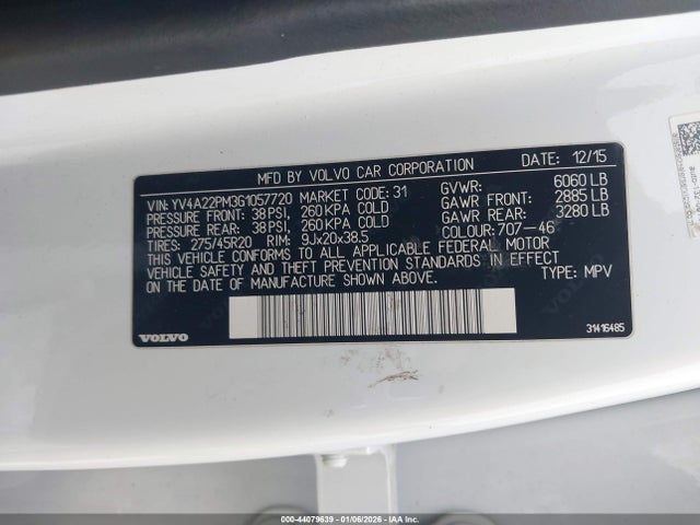 2016 VOLVO XC90 YV4A22PM3G1057720 Photo 8