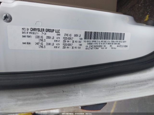 2014 CHRYSLER TOWN & COUNTRY 2C4RC1BG6ER438503 Photo 8