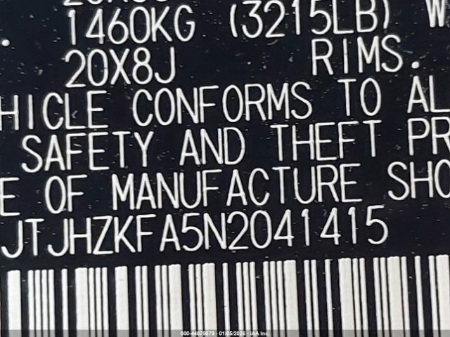 2022 LEXUS RX 350L JTJHZKFA5N2041415 Photo 8