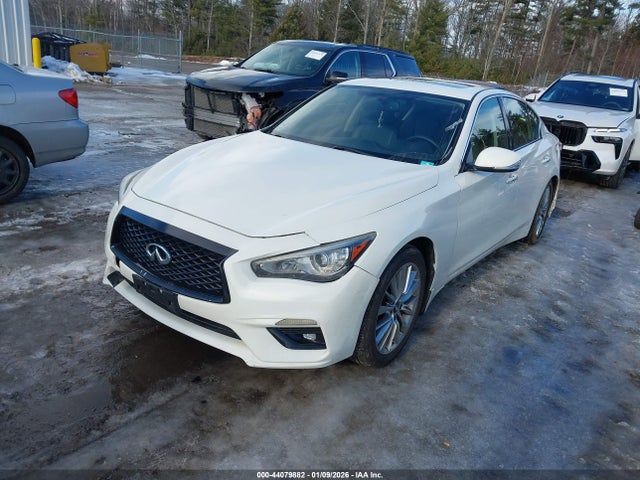 44079882 :رقم المزاد ، JN1EV7AP9JM356908 vin ، 2018 Infiniti Q50 3.0t Luxe مزاد بيع
