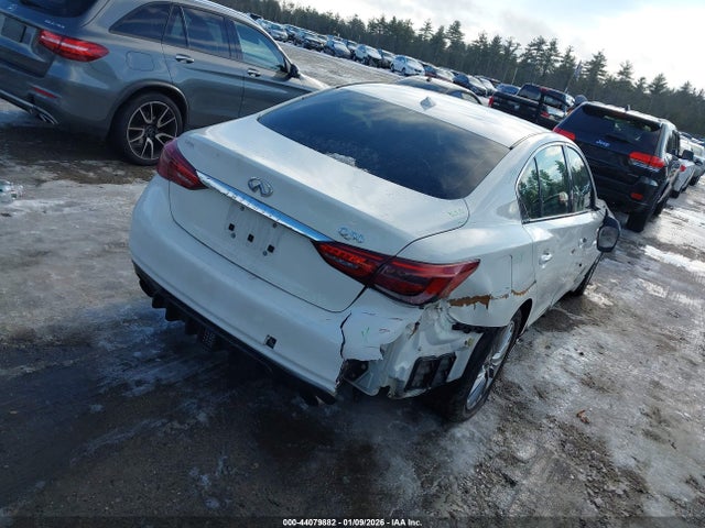 44079882 :رقم المزاد ، JN1EV7AP9JM356908 vin ، 2018 Infiniti Q50 3.0t Luxe مزاد بيع