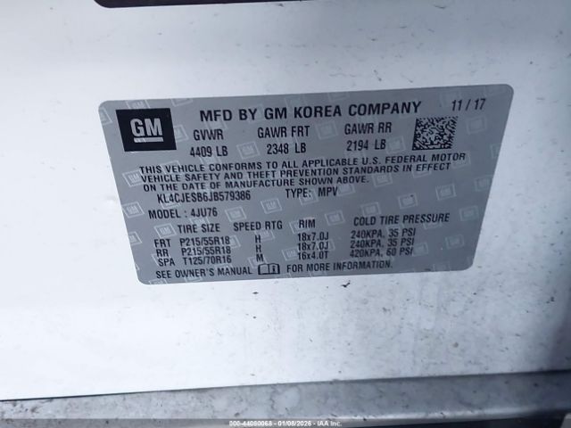2018 BUICK ENCORE KL4CJESB6JB579386 Photo 8