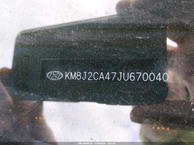 2018 HYUNDAI TUCSON KM8J2CA47JU670040 Photo 8