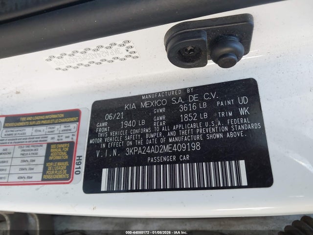 2021 KIA RIO 3KPA24AD2ME409198 Photo 8
