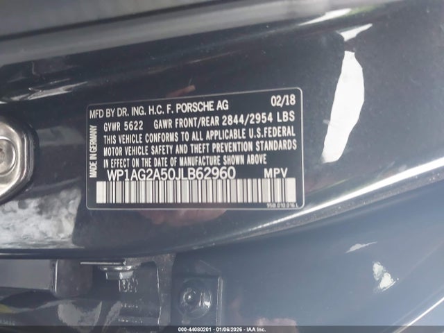 2018 PORSCHE MACAN WP1AG2A50JLB62960 Photo 8