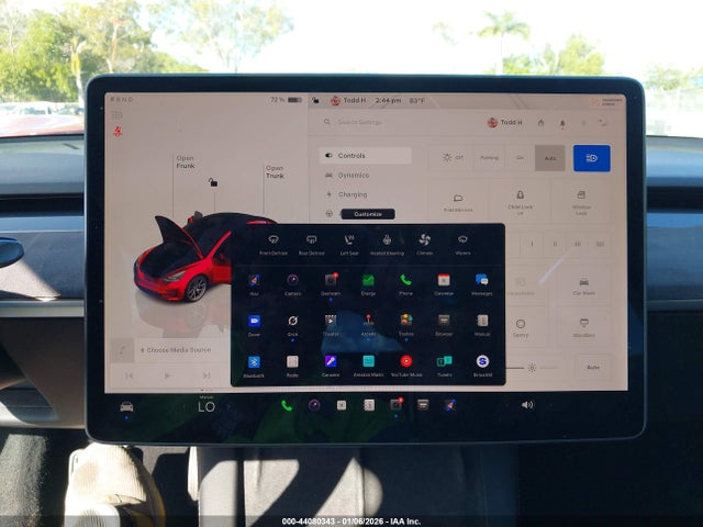 2022 TESLA MODEL 3 5YJ3E1EBXNF187870 Photo 6