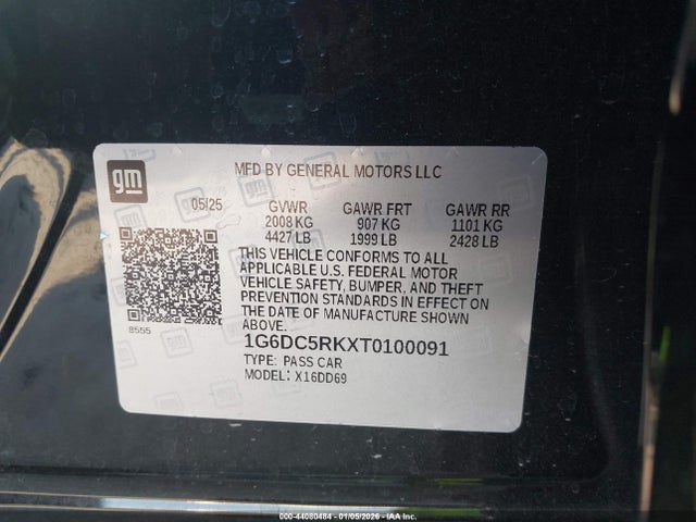 2026 CADILLAC CT4 1G6DC5RKXT0100091 Photo 8